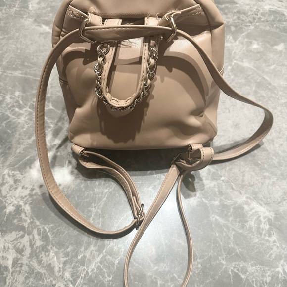 Guess Powder Mauve Quilted Los Angeles Women’s Packable Backpack Handbag - Picture 5 of 8